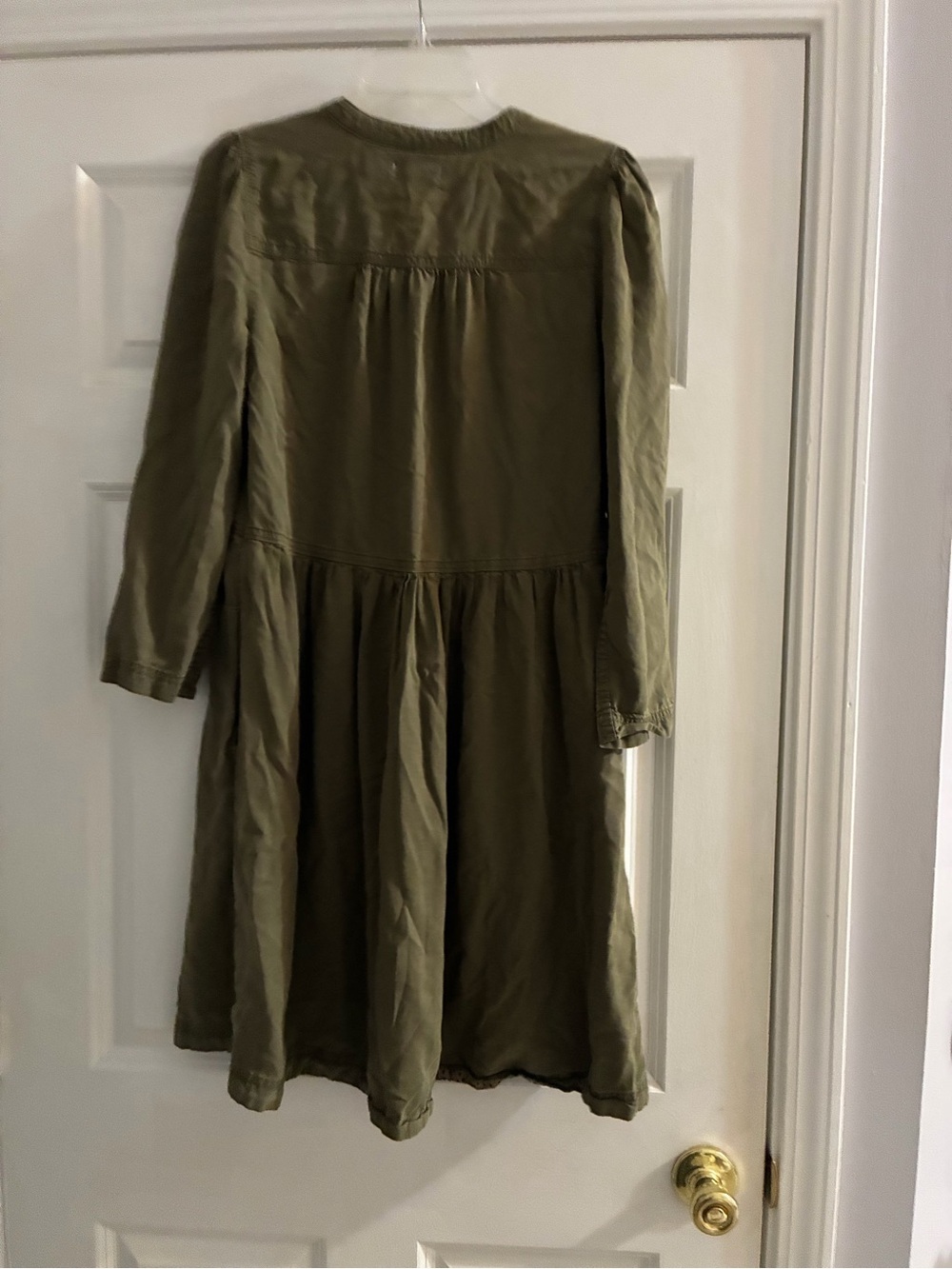 Anthropologie Maeve Olive Green Relaxed Fit Dress, XS/S - Picture 3 of 3